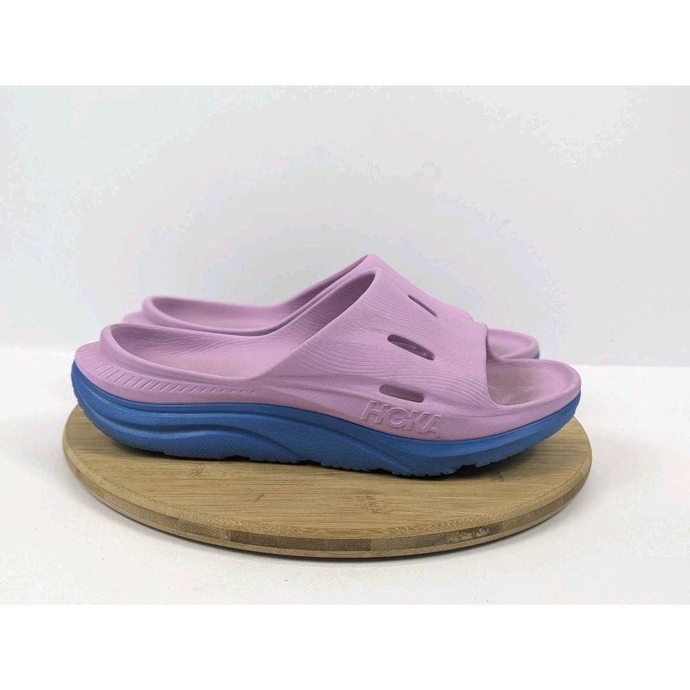 Hoka Ora Recovery Slide 3 Mens Size 10 Purple Cushioned Sport Sandals Slip On - Picture 2 of 11